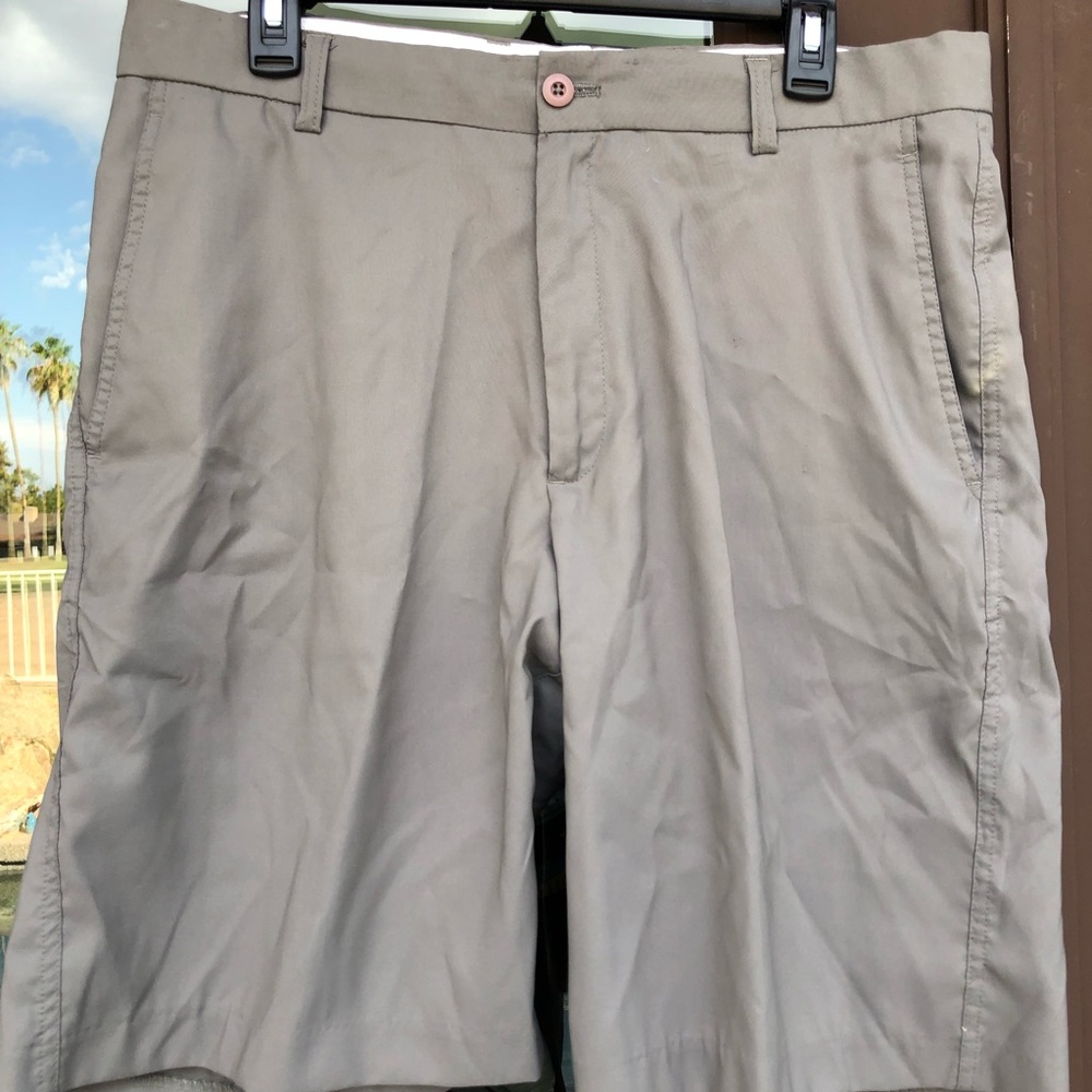 Snake Eyes Players Solid Grey Golf Shorts Men's 36